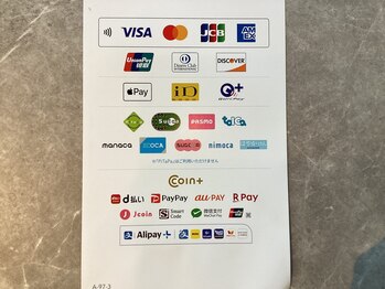 ディベス 仙台卸町本店(DIVES)/お支払い方法