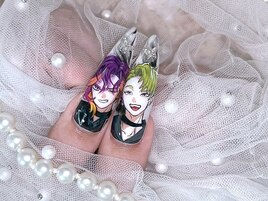 痛ネイル 推しネイル 手書き