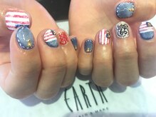 アース ネイルアイラッシュ 前橋店(EARTH Nail&Eyelash)/アートデザイン ￥８０００