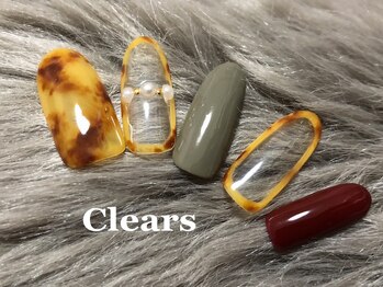ビューティーネイルサロン クリアーズ(Clears)/囲みべっ甲ネイル
