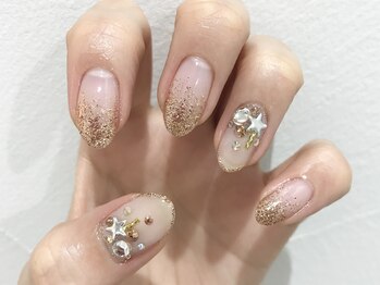 クォーターリゾートネイル(QUARTER RESORT nail)/ジュエルネイル☆