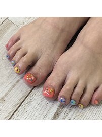 夏　フットネイル！