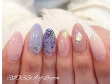 リオッサ オブ ラグーン(RIOSSA of Lagoon)/クリアネイルｘ梅雨