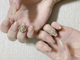 ラメグラ＆ビジューパーツ