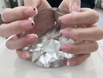 美雪 西川口店/ホワイトフレンチ×ハート