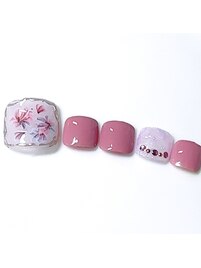 秋のフットネイル