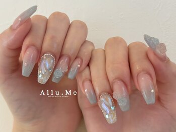 アリューミー 南青山店(Allu.Me)/ブルーグラデ(staff:minori)