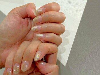 ラメグラネイル/シンプル上品