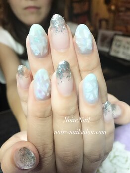 ノワール ネイルアンドスクール(Noire)/★シェル埋めネイル★