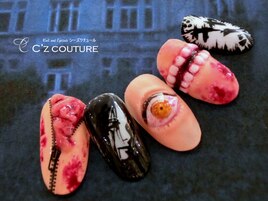 ハロウィンネイル☆ホラーネイル