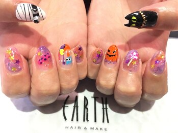 アース ネイルアイラッシュ 前橋店(EARTH Nail&Eyelash)/アートデザイン ￥８０００