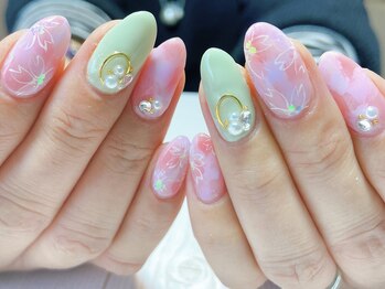 アミネイルズ(AmiNails)/桜アート♪