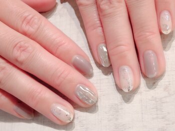 ラルネイル 大宮(Lull. nail)/*シルバー*ニュアンス*