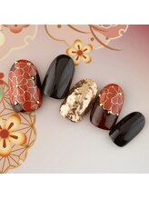 ラ カゼッタ(La casetta)/上品和柄ネイル