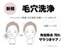 角栓、ザラつき、黒ずみ毛穴を徹底ケア【毛穴洗浄+炭酸パック付】初回￥6600