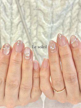 ル ソレイユ(Le soleil)/宝石ネイル byあやか