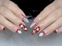 ネイルズバー 新宿店(Nails Bar)/ レッドリボンネイル