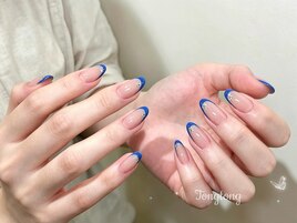 ネイビーカラーフレンチ