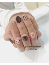 プライベート ネイルサロン マーマ(murmur)/ダルメシアンネイル