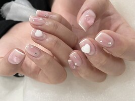 韓国ネイル☆チークネイル