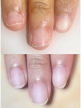 シェイプネイル(Shape Nail)の写真/【ケア×ジェル】自爪に優しいネイルサロン☆駅チカで通いやすい!花園駅から徒歩５分◎