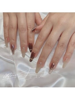 ベルテルナエス(belleterna S.)/brown × beige