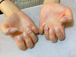 マグネットネイル　リボン