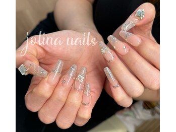 ジョリーナ ネイルズ 鶴見(Jolina Nails)/長さ出し持ち込みデザイン