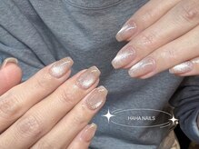 ハハ(HAHA)/ベージュピンクマグネット