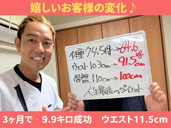 凛と慶/お客様の変化-長居ダイエット