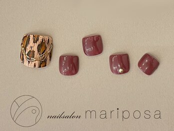 マリポッサ(mariposa)/秋フットネイル