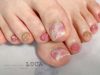 W-603 ニュアンスフラワーネイル