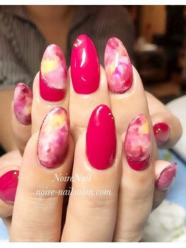 ノワール ネイルアンドスクール(Noire)/★パキっとマリンピンク★