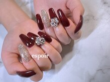 エスポワール(espoir)/ボルドー×ビジュー