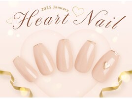 ハートネイル バレンタイン 韓国