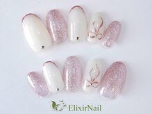 エリクサーネイル 新橋(Elixir Nail)/定額a シンプル/ クーポン使用