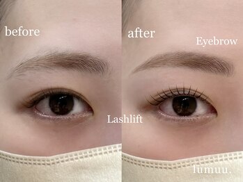 ルムー(lumuu.)/まつげパーマ×眉毛