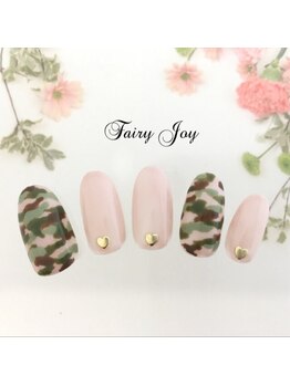 フェアリー ジョイ(Fairy Joy)/甘辛カモフラネイル