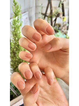 ニキ ヘアー ネイル(niki hair nail)/ベージュワンカラー