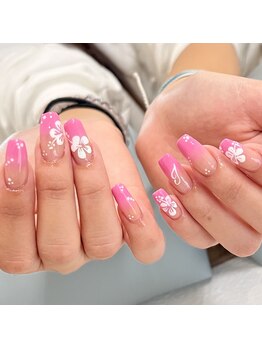 ネス 沖縄店(Nes.)/手書きアートネイル