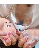 アイネイルトゥー 小倉(ai nail two)/ピンクきらきらネイル