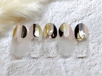 アヤ(AYA)/塗りかけマットネイル