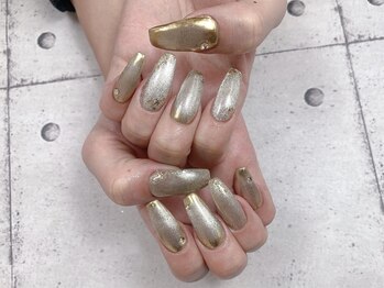 ネイル ビューティーマジック 葛西本店/マグネットxミラーネイル