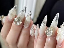 サリーネイルラボ(Sully Nail Lab)/３Dフラワー、クリアネイル
