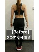 24ダイヤモンドジム(24 DIAMOND GYM)/【Before】20代お客様背面