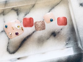 フット☆お花ネイル