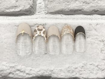 カラン 焼津店(CALIN)/レオパードフレンチ