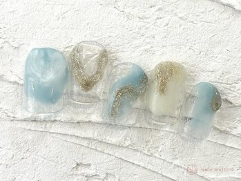 ネイルメゾン 池袋店(NAIL MAISON)/もやもやニュアンス¥8050