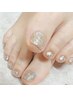 【フット】ピールオフジェルワンカラー¥4,400 アートなし