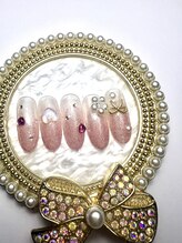 ブリリアント/＃韓国風ワンホンネイル